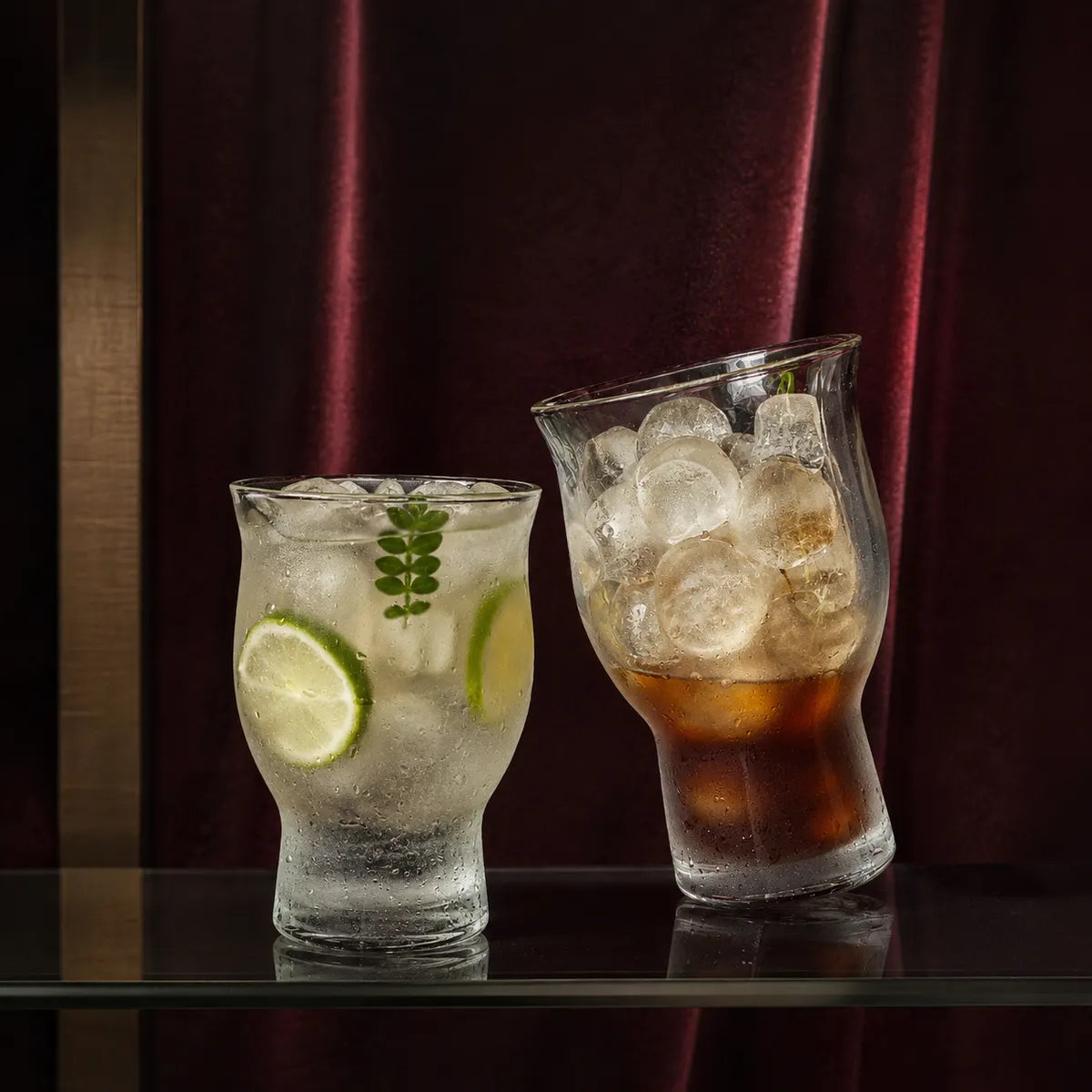 Morveniq Tulip Base Glass Tumbler
