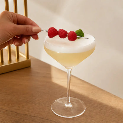 Morveniq 4-Piece Crystal Coupe Glasses