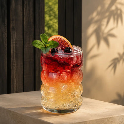 Morveniq Ripple Bubble Plastic Tumblers